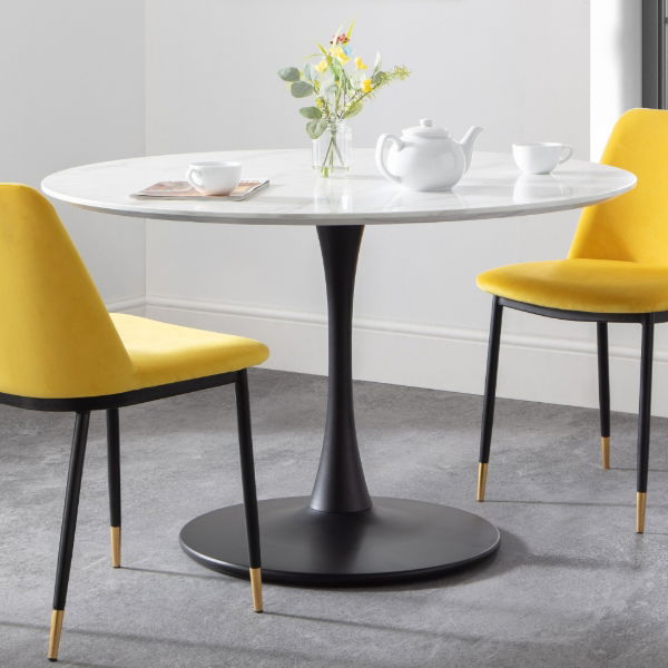 Holland Round Pedestal Table - Living with Luxury