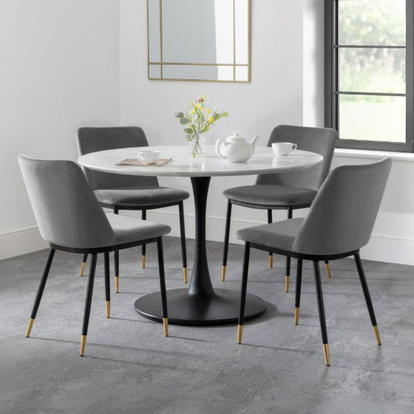Holland Round Pedestal Table - Living with Luxury