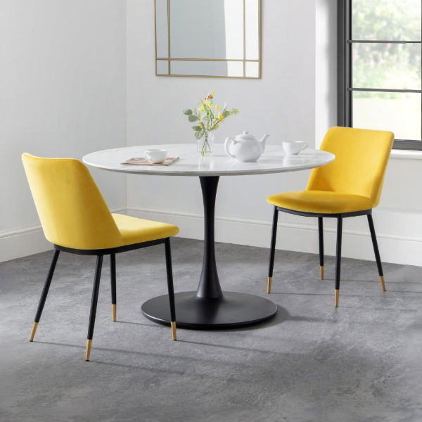 Holland Round Pedestal Table - Living with Luxury