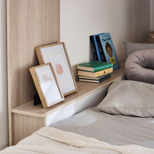 Horizon Bunk Bed - Pale Wood And White - Living with Luxury