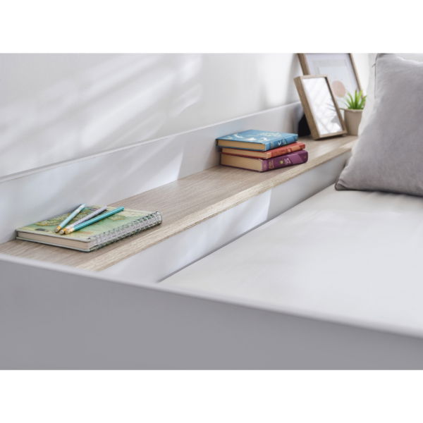 Horizon Bunk Bed - Pale Wood And White - Living with Luxury