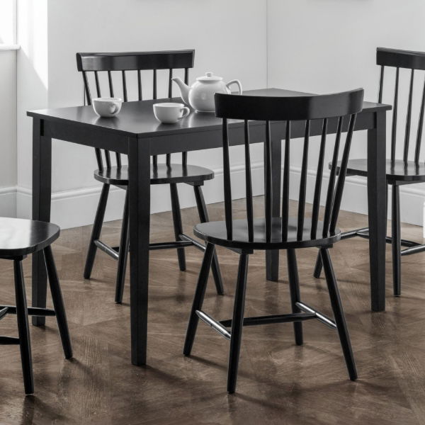 Hudson Dining Table Black - Living with Luxury