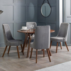 Huxley Round Table Walnut - Living with Luxury