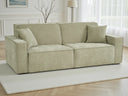 Houston 3 Seater Electric Sofabed – Beige, Grey & Green Living Room Sofa