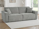 Houston 3 Seater Electric Sofabed – Beige, Grey & Green Living Room Sofa