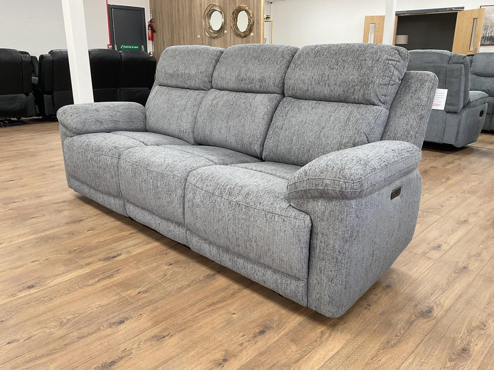 Owen Grey 3 Seater Electric Recliner Sofa – Stylish Living Room Seating Furniture