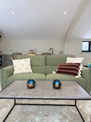 Ascot Green Sofa 3+2 Set – Fabric Living Room Sofa Suite