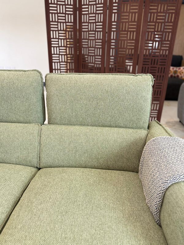 Ascot Green Sofa 3+2 Set – Fabric Living Room Sofa Suite