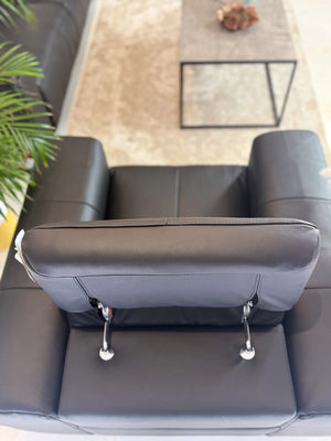 Richmond Black Electric Recliner Armchair – Comfortable Living Room Seating