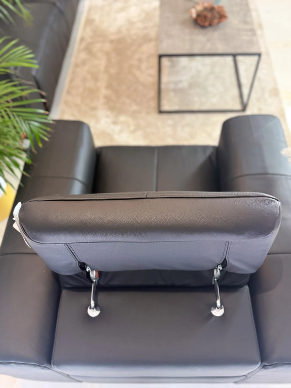 Richmond Black Electric Recliner Armchair – Comfortable Living Room Seating