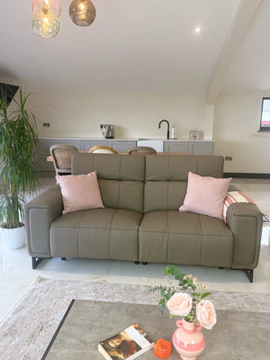 Richmond Grey 3+2 Electric Recliner Sofa Set – Contemporary Living Room Suite