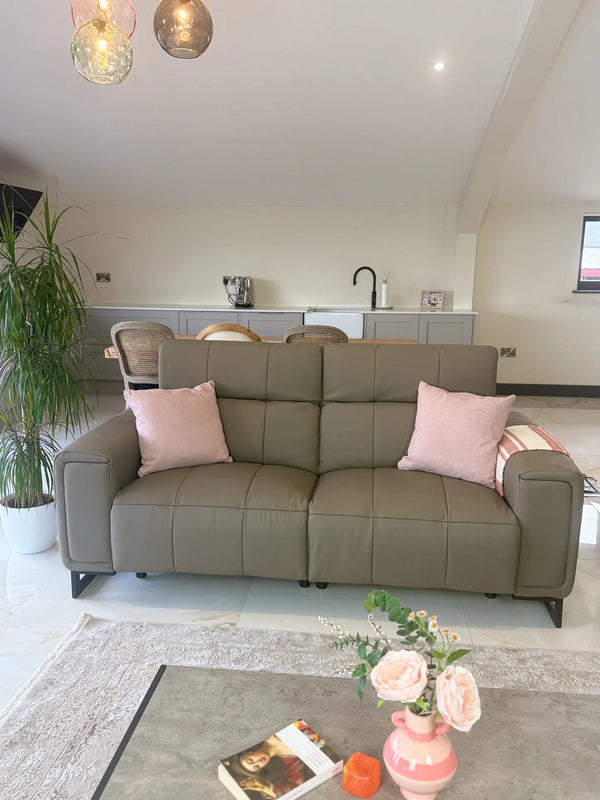 Richmond Grey 3+2 Electric Recliner Sofa Set – Contemporary Living Room Suite