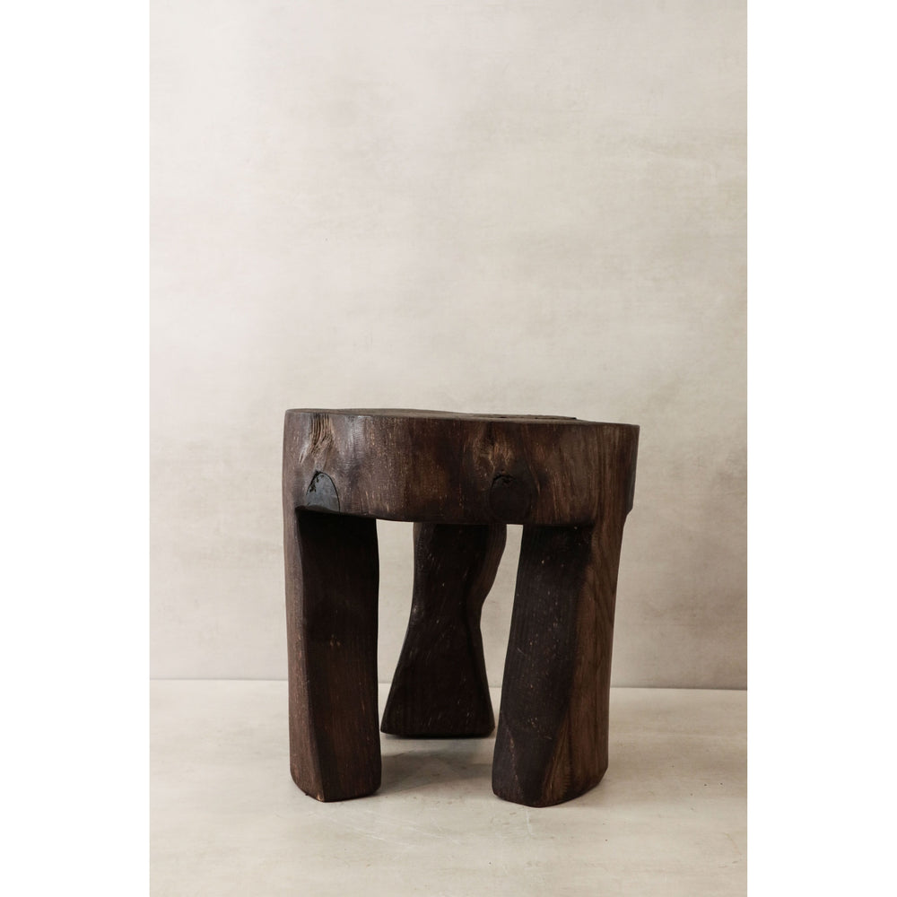 Hand Carved Wooden Stool\Side Table - 47.1