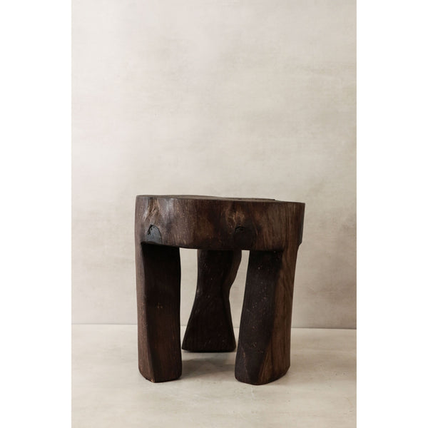 Hand Carved Wooden Stool\Side Table - 47.1