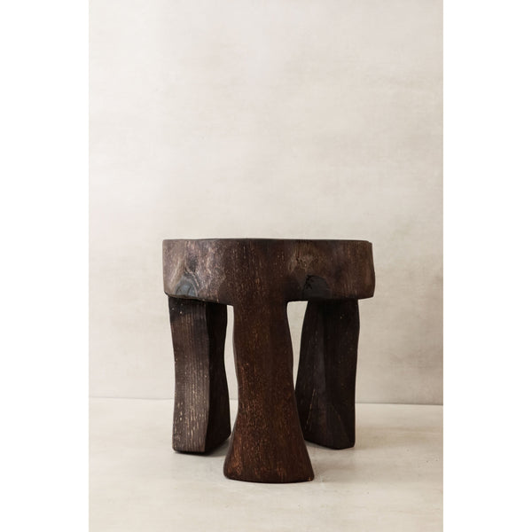 Hand Carved Wooden Stool\Side Table - 47.1