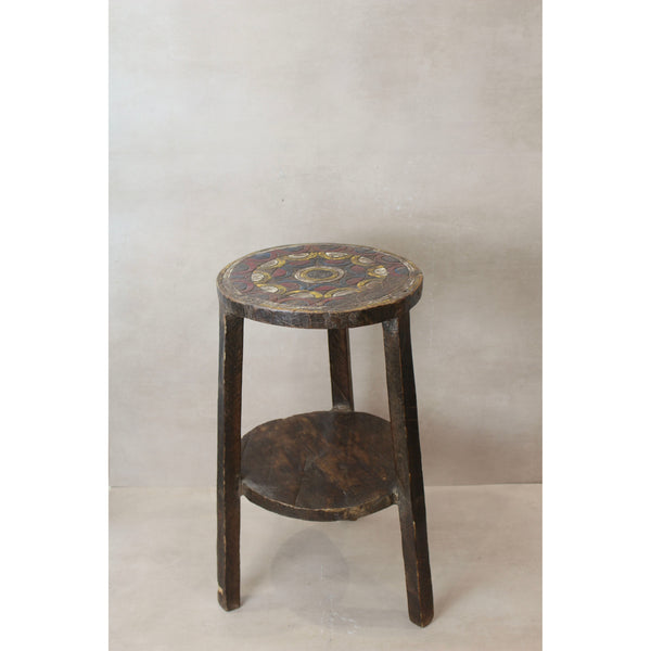 Vintage Ethiopian Two Tiered Coffee Table | ST02