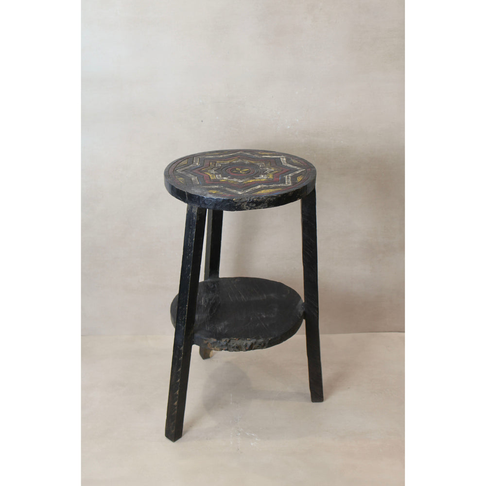 Vintage Ethiopian Two Tiered Coffee Table | ST01