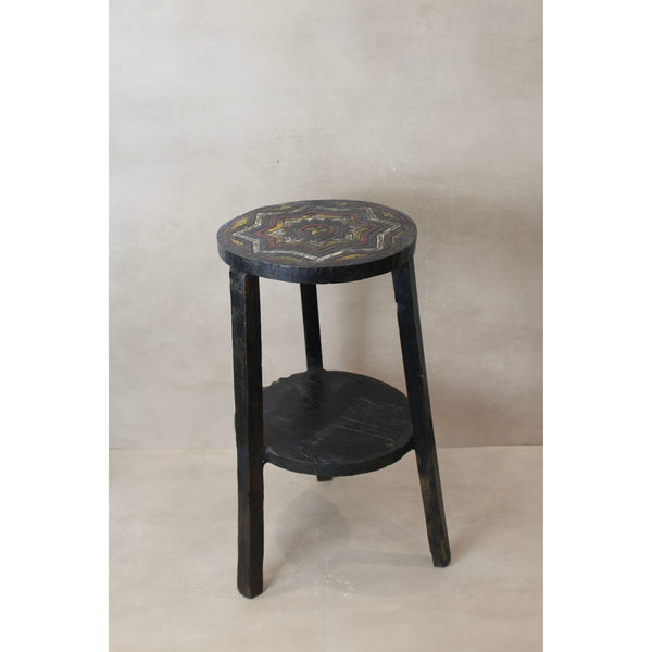 Vintage Ethiopian Two Tiered Coffee Table | ST01