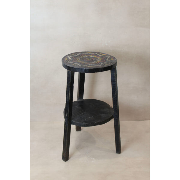 Vintage Ethiopian Two Tiered Coffee Table | ST01