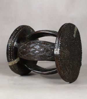 Vintage Rwanda Wood Side Table 2.1 - Living with Luxury