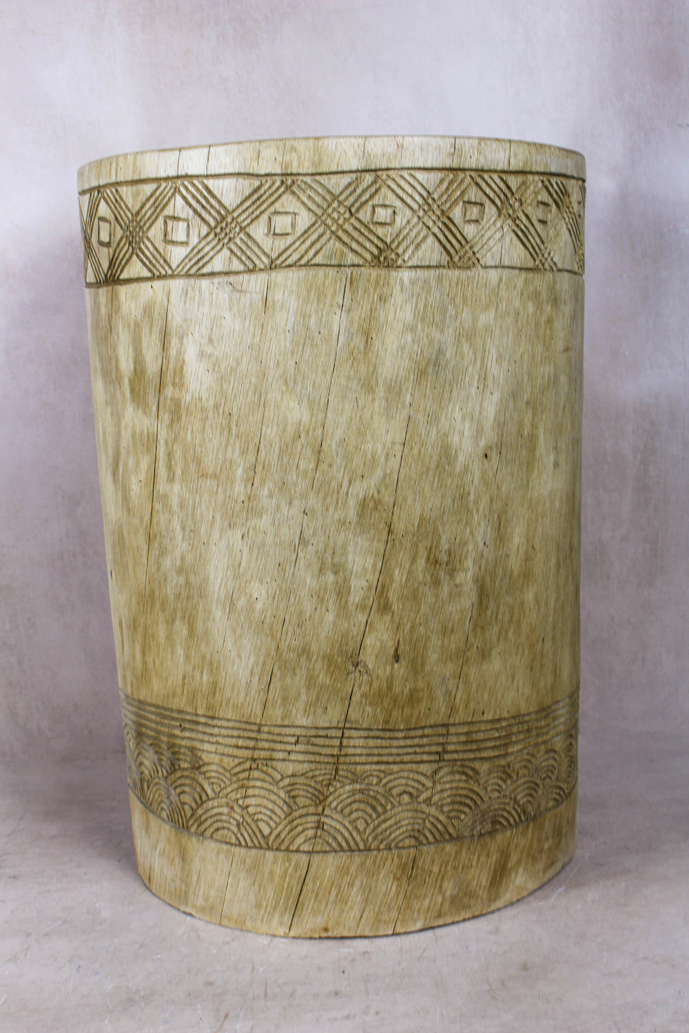 Wood Side Table - Cameroon - 94.2 - Living with Luxury