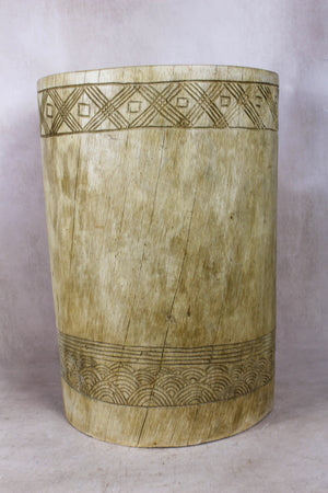 Wood Side Table - Cameroon - 94.2 - Living with Luxury
