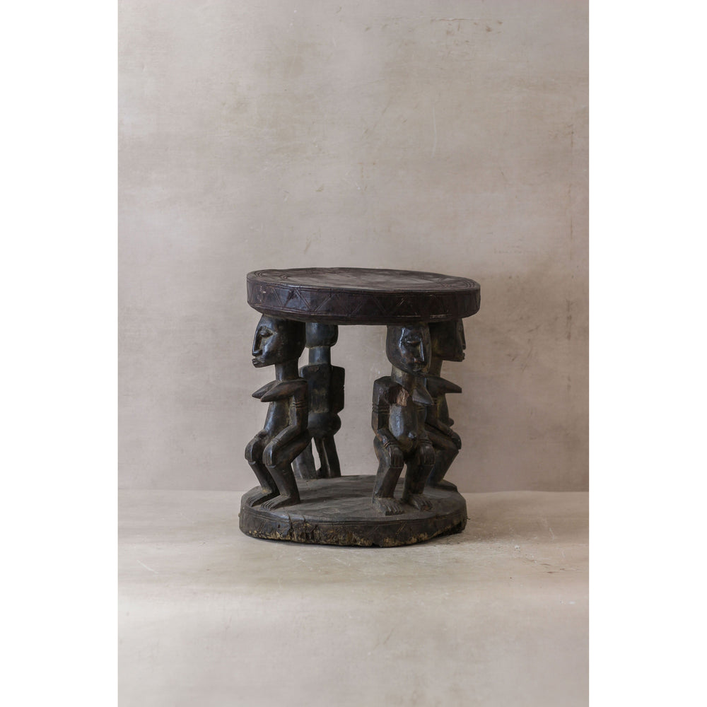 Vintage Baule Wood Side Table 85.1