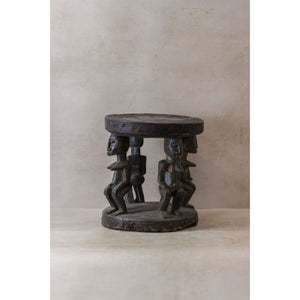 Vintage Baule Wood Side Table 85.1