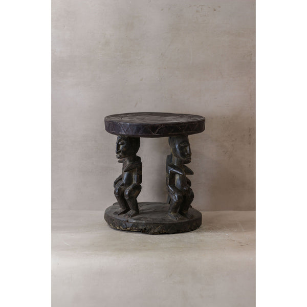 Vintage Baule Wood Side Table 85.1