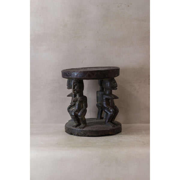 Vintage Baule Wood Side Table 85.1