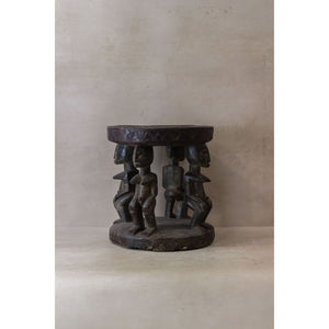 Vintage Baule Wood Side Table 85.1