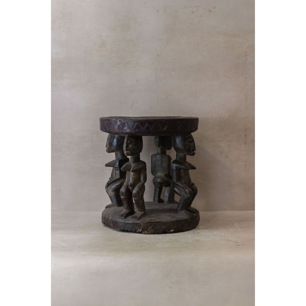 Vintage Baule Wood Side Table 85.1