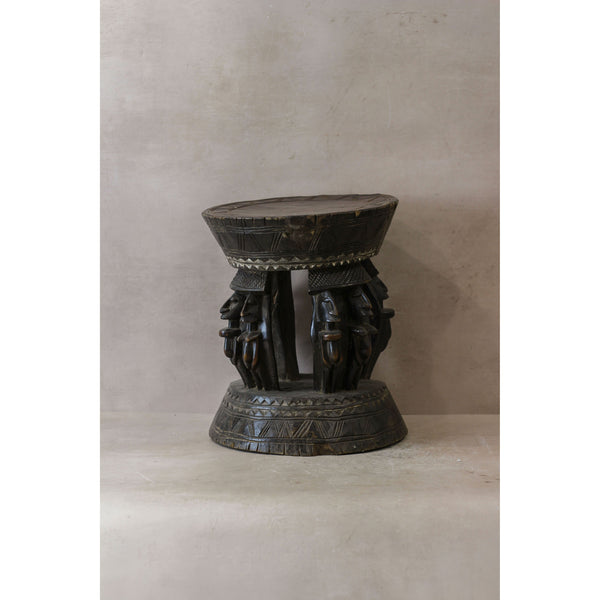Vintage Baule Wood Side Table 85.2