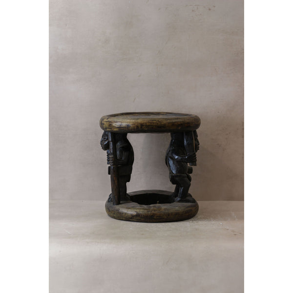 Vintage Baule Wood Side Table 85.4