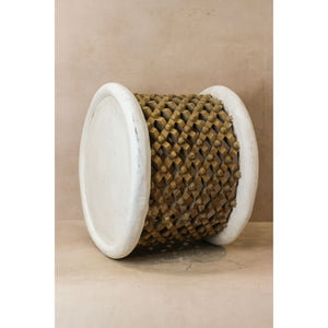 Bamileke Table - White/Natural