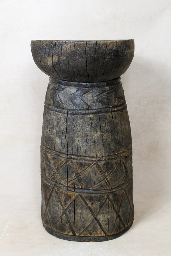 African Grain Stomper Table \ Planter  - 155.15 - Living with Luxury