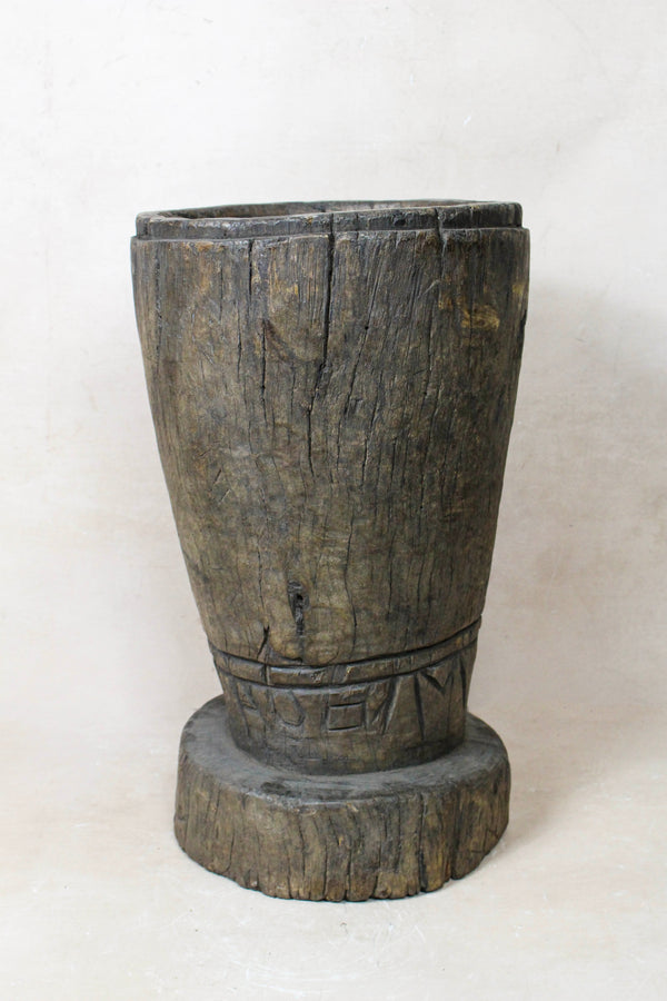 African Grain Stomper Table \ Planter - 155.16 - Living with Luxury