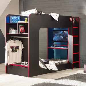 Impact Gaming Bunk Black/Red - Living with Luxury