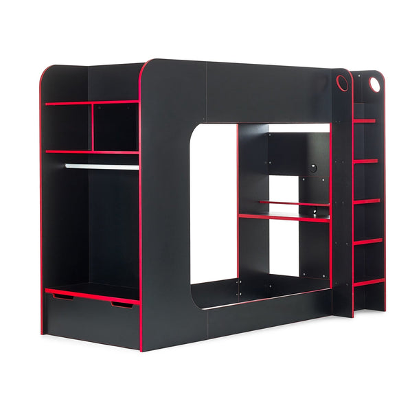 Impact Gaming Bunk Black/Red - Living with Luxury