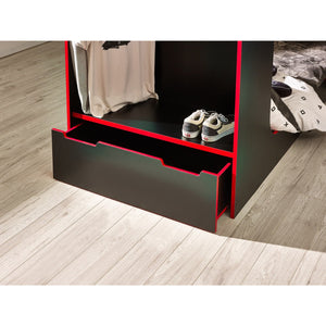 Impact Gaming Bunk Black/Red - Living with Luxury