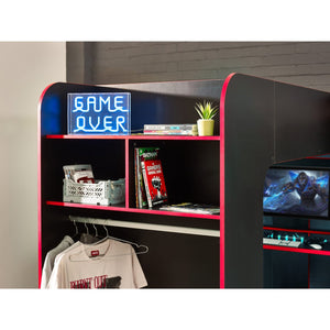 Impact Gaming Bunk Black/Red - Living with Luxury