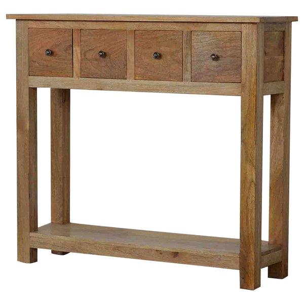 4 Drawer Country Console