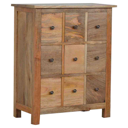 9 Drawer Mini Cabinet Living with Luxury