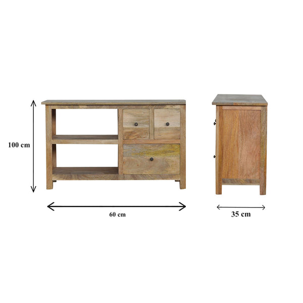 3 Drawer Country Media Unit - Living with Luxury