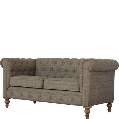 Multi Tweed 2 Seat Chesterfield - Living with Luxury
