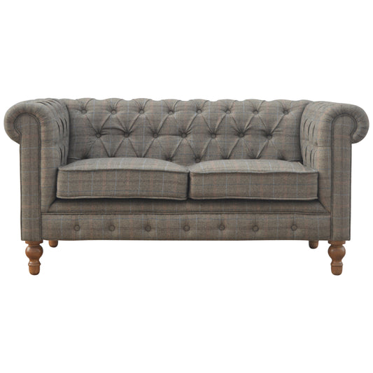 Multi Tweed 2 Seat Chesterfield - Living with Luxury