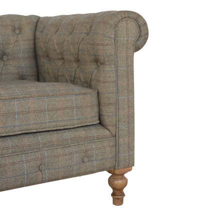 Multi Tweed 2 Seat Chesterfield - Living with Luxury