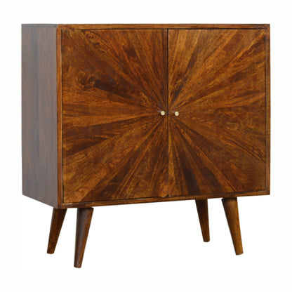 Chestnut Sunrise Cabinet - Living with Luxury