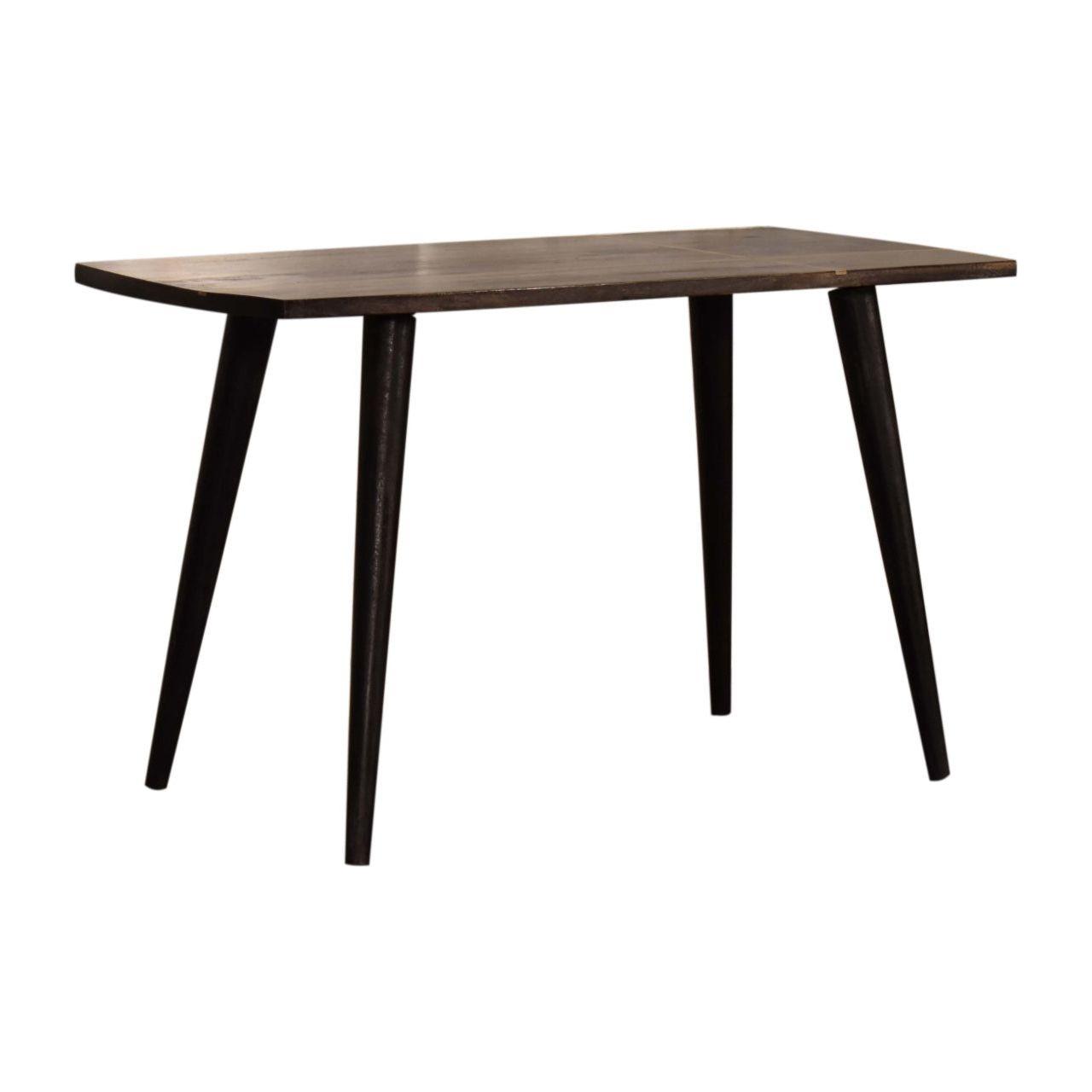 Ash Black Brass Inlay Coffee Table Living with Luxury