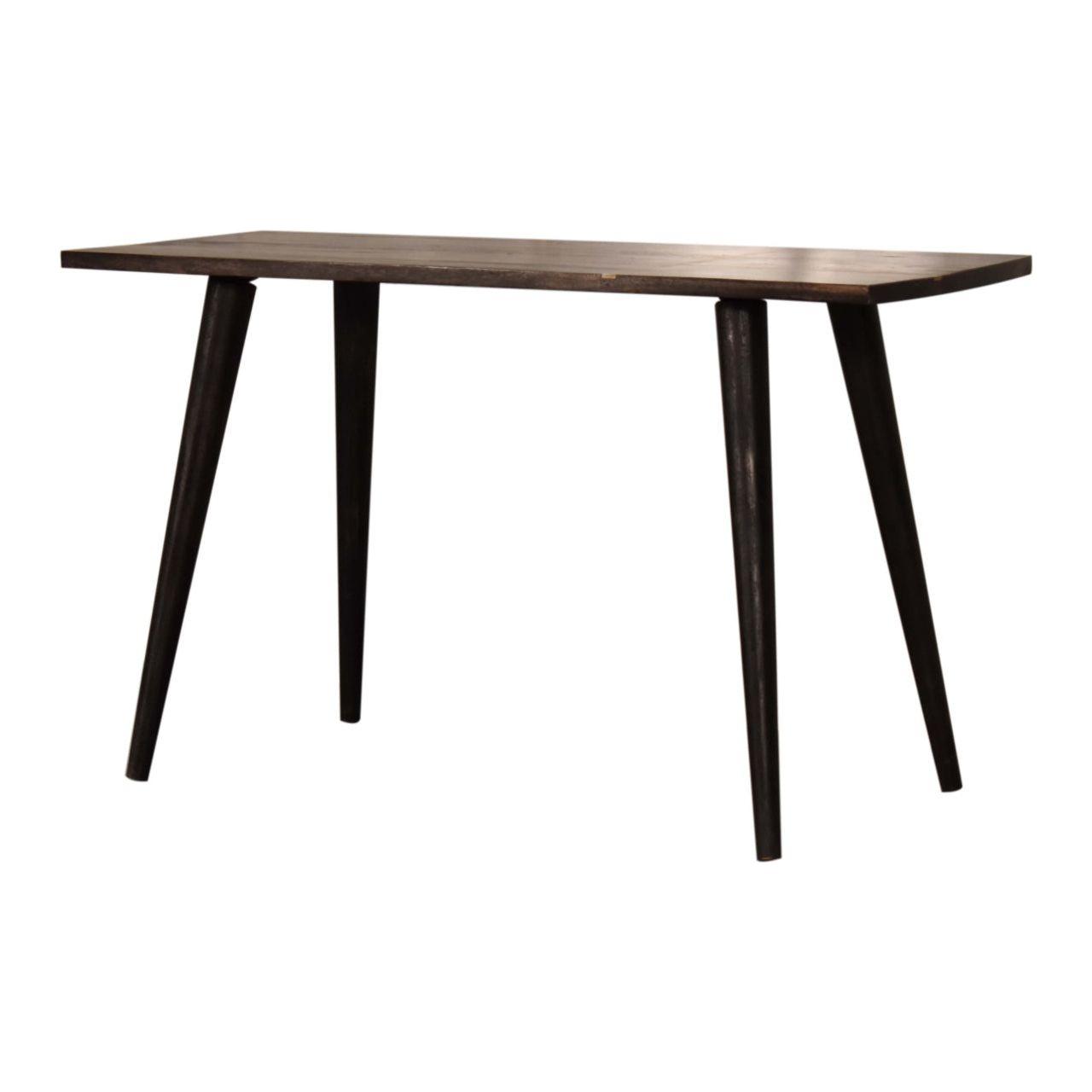Ash Black Brass Inlay Coffee Table Living with Luxury